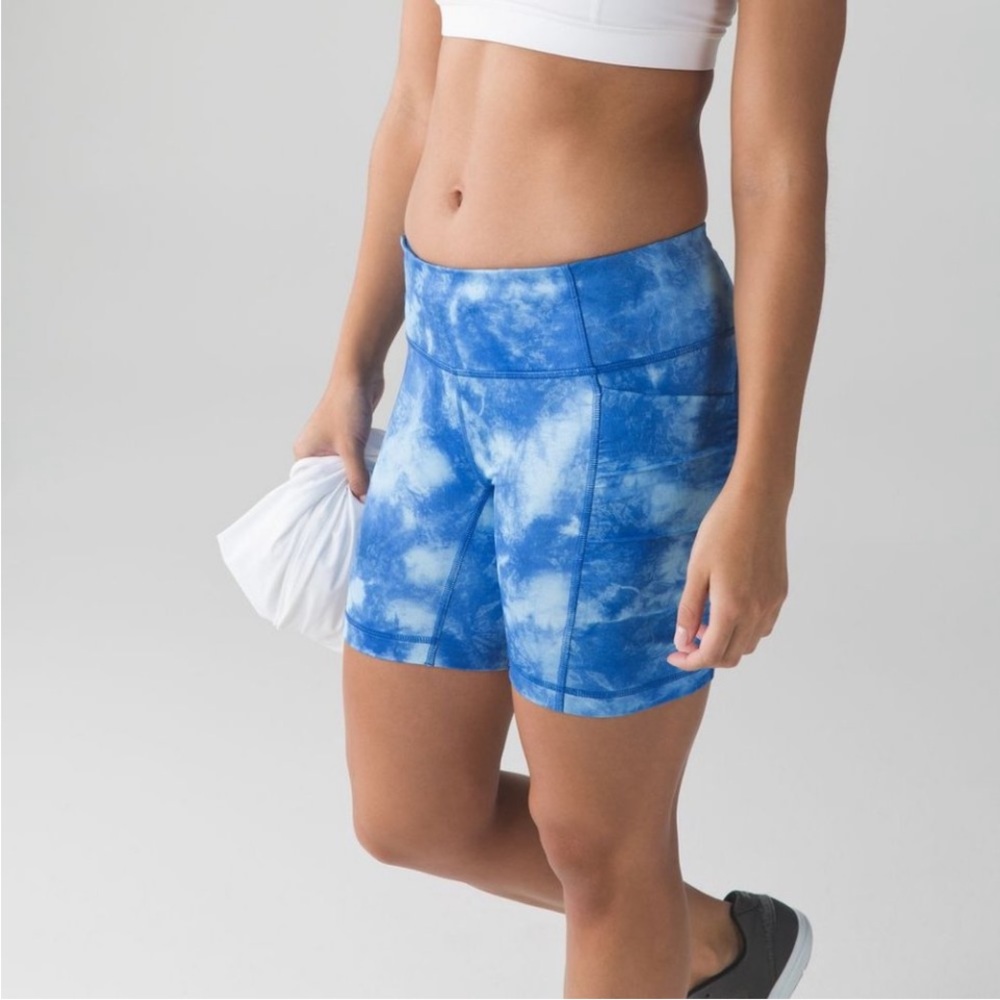 Lululemon Speed Track Shorts Pipe Dream Blue Size 10